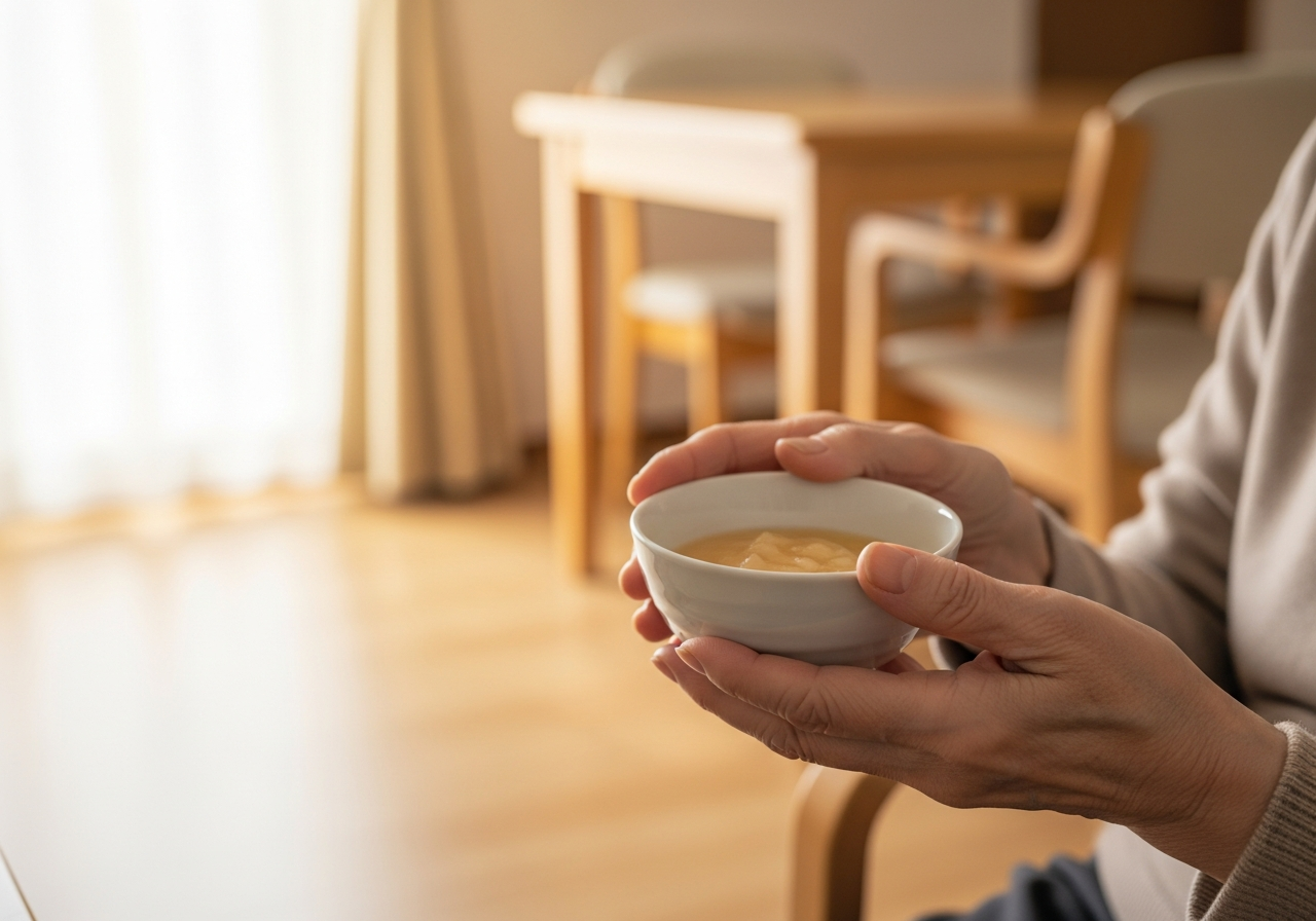 嚥下訓練食は介護保険で買えるのか|母の食卓に揃えた4つの道具 4 在宅介護の写真