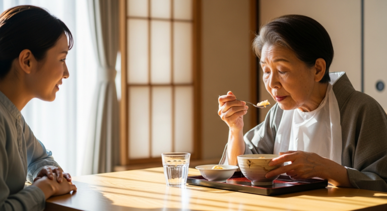 母の食事が楽になった｜介護用エプロン選びで気づいたこと