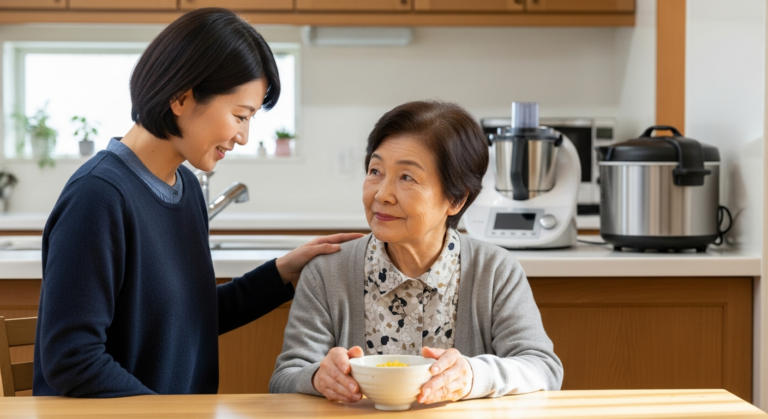 母の食事が変わった｜介護食作りを時短できる調理家電3つを試した