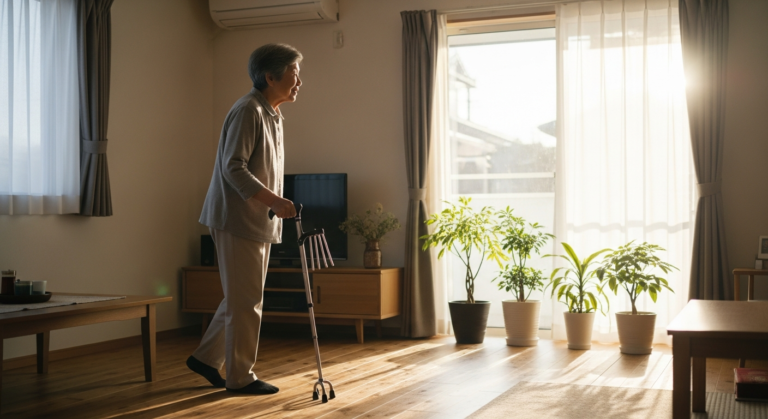 母が初めて「楽」と言った日｜多点杖を探して選んだ話