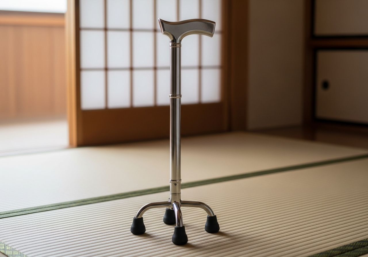 母が初めて「楽」と言った日|多点杖を探して選んだ話 3 イタズラしたのは誰じゃーと杖を振りかざして怒るおじいさん